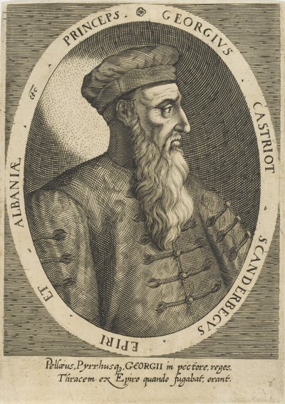 Skanderbeg olarak bilinen George Castriot 1405-1468, c. 1620. by Unbekannt