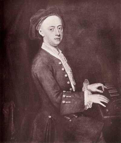 George Frederick Handel, c1720, 1919 by Unbekannt