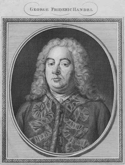 George Frideric Handel, 1785. by Unbekannt