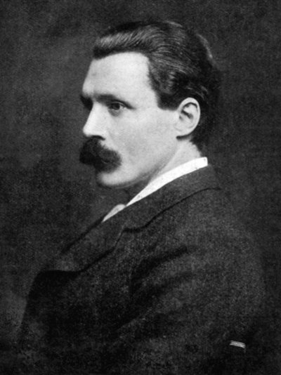 George Gissing 1857-1903, İngiliz romancı, 20. yüzyılın başlarında by Unbekannt