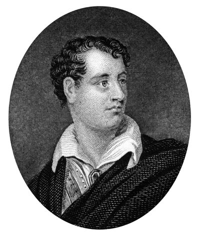 George Gordon Byron, İngiliz-İskoç şair ve Romantizmin önde gelen isimlerinden, 1877 by Unbekannt