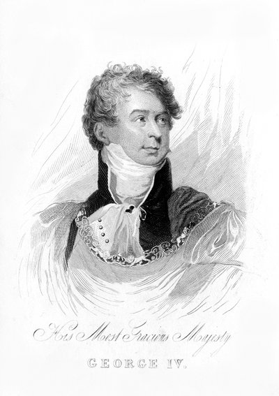 George IV, Birleşik Krallık Kralı ve Hannover, 19. yüzyıl by Unbekannt
