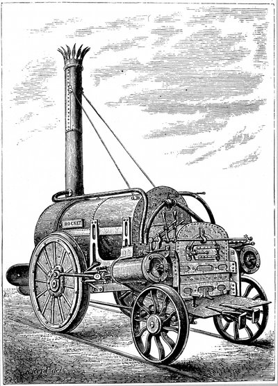 George Stephensons lokomotif Roket, c1875 by Unbekannt
