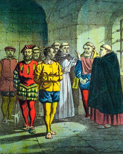 George Wishart, 16. yüzyıl İskoç Protestan reformcusu, c1860 by Unbekannt
