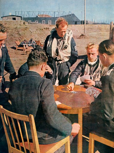Alman havacılar görev dışı, Fransa, 1943 by Unbekannt
