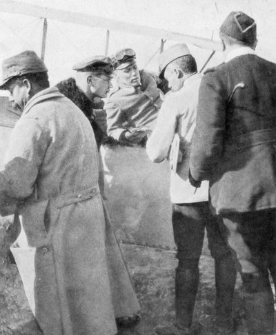 Alman havacılar Fransız ası Jean Navarre tarafından vuruldu, 1916 by Unbekannt