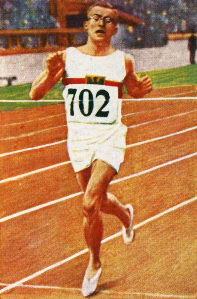 Alman sprinter Joachim Buchner, 1928. by Unbekannt