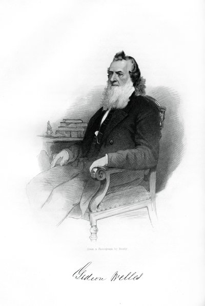 Gideon Welles, ABD Donanma Sekreteri 1861