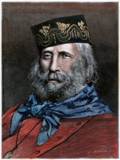 Giuseppe Garibaldi, İtalyan vatansever, 1882 by Unbekannt