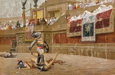 Roma arenasında gladyatörler by Unbekannt