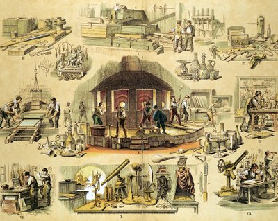 Cam imalatı, c1870 by Unbekannt
