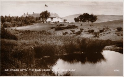 Gleneagles Hotel, The Club House & The Deuk Dubs, c1930 by Unbekannt