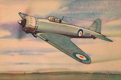 Gloster F.534 Savaş Uçağı Tek Kanatlı Uçak, c1944. by Unbekannt