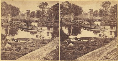Golbourn Punt, Seymour, Avustralya, 1860