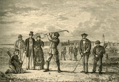 Bağlantılarda Golf, 1898. by Unbekannt
