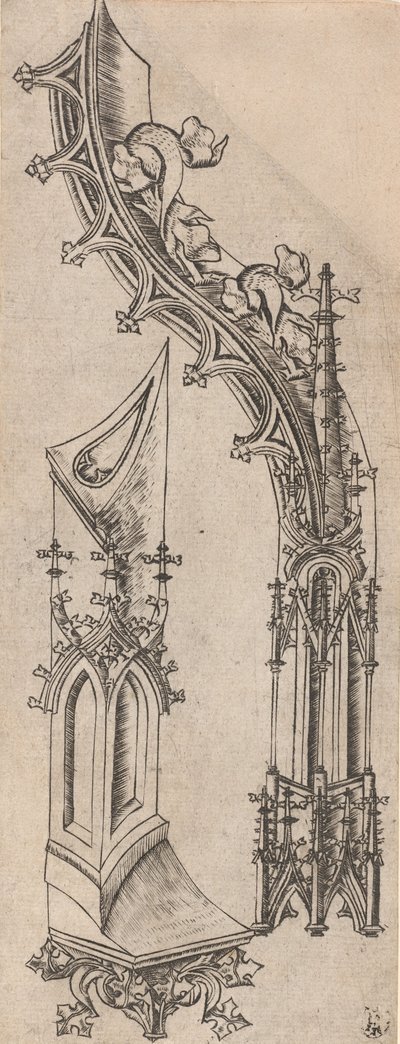 Gotik Harf D, c. 14801500. by Unbekannt