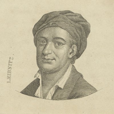 Gottfried Wilhelm Leibniz 1646-1716, c. 1790 by Unbekannt