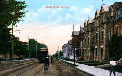 Grande Allee, Quebec, 20. Yüzyıl by Unbekannt