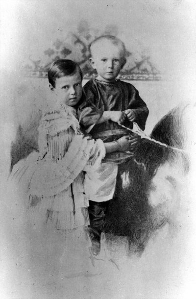Rusya Grandüşes Maria Alexandrovna ve Grandük Sergei Alexandrovich, c1860-c1862 by Unbekannt