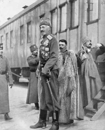 Grandük Nikolai Nikolaevich, Rus Birinci Dünya Savaşı generali, 16-17 Mart 1917 by Unbekannt