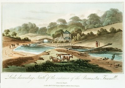 Büyük Kavşak Kanalı, Northamptonshire, 1819 by Unbekannt
