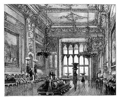 Büyük Resepsiyon Odası, Windsor Kalesi, c1888 by Unbekannt