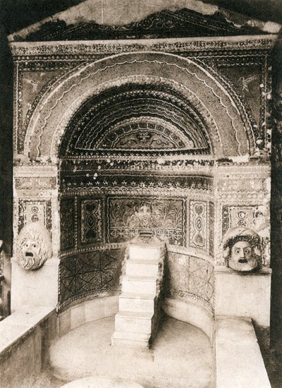 Grande Fontana, Pompeii, İtalya, c1900