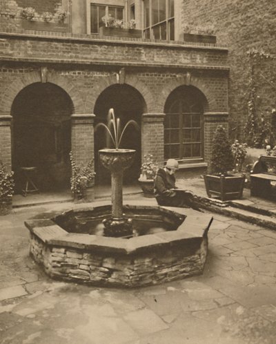 Aziz Ethelburga Mezarlığı, Piskopos Kapısı, Yaşayanlar İçin Bir Dinlenme Yeri, c1935. by Unbekannt