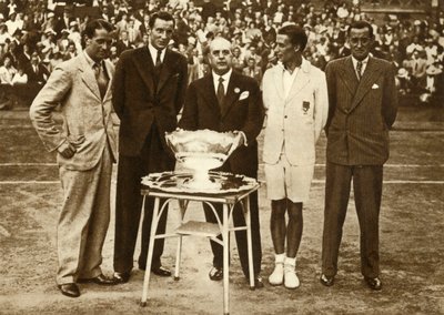 Büyük Britanya, Davis Cup tenis şampiyonasını kazandı, Paris, 30 Temmuz 1933, 1935. by Unbekannt