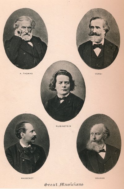 Büyük Müzisyenler - Levha I., 1895 by Unbekannt