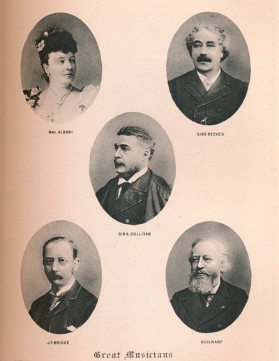 Büyük Müzisyenler - Levha XIV., 1895 by Unbekannt