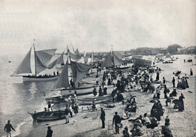 Great Yarmouth - Sahilde Tipik Bir Sahne, 1895 by Unbekannt