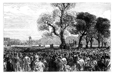 19. yüzyılın ortalarında Londra, Hyde Park