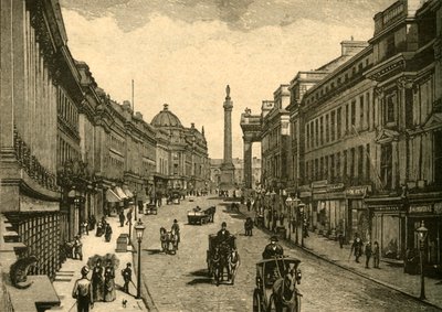 Gray Street, Newcastle-on-Tyne, c1890. by Unbekannt