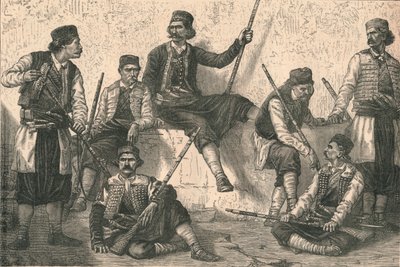 Karadağlılar Grubu, c1879. by Unbekannt