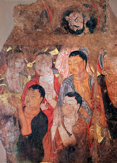 Keşişler ve Bodhisattvalar grubu, 9-10. yüzyıl by Unbekannt