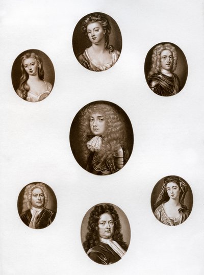 Portreler grubu, 17. yüzyılın sonu - 18. yüzyılın başı 1906 by Unbekannt