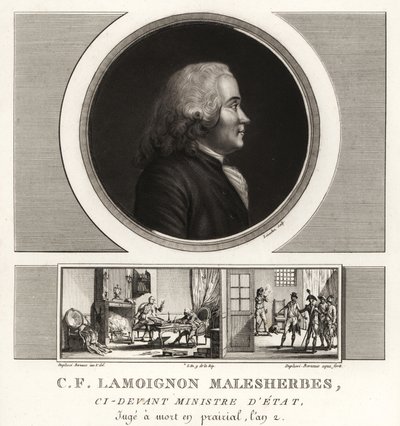 Guillaume-Chretien de Lamoignon de Malesherbes, Fransız devlet adamı, Devlet Bakanı by Unbekannt