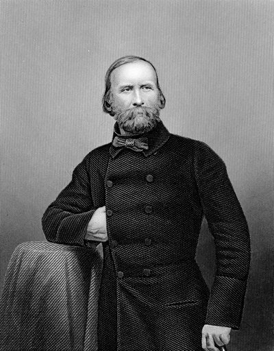 Giuseppe Garibaldi, İtalyan vatansever, 1860 by Unbekannt