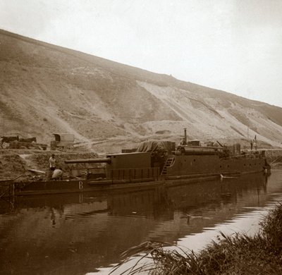 Gunboat, Genicourt, kuzey Fransa, c1914-c1918 by Unbekannt