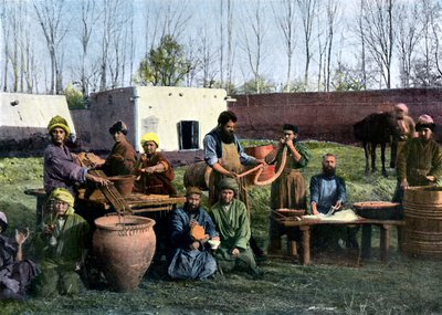 Bağırsakları temizleme işleri, Buhara, Özbekistan, c1890 by Unbekannt