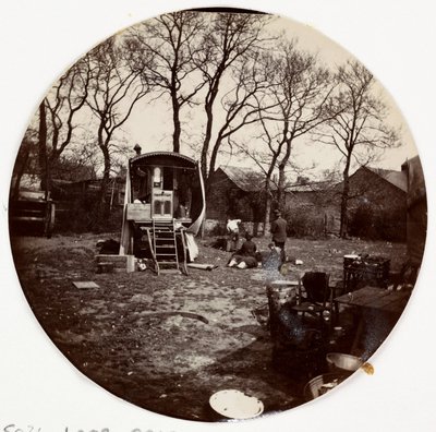 "Çingene kampı", c 1890 by Unbekannt