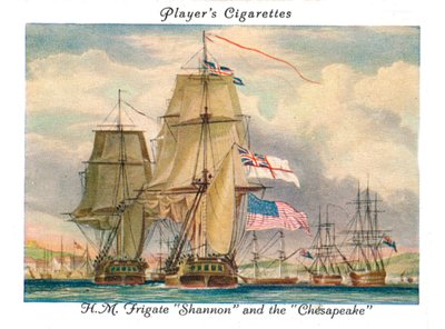 HM Fırkateyn Shannon ve Chesapeake, 1936. by Unbekannt
