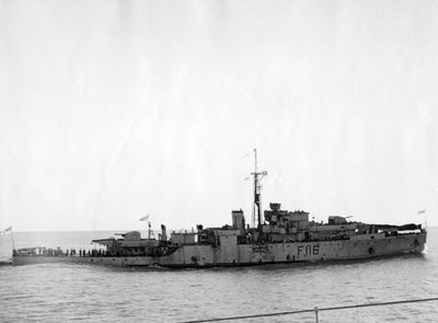 HMS Ametist, Yangtze Nehri üzerindeki eylemden sonra, 20 Nisan 1949 by Unbekannt
