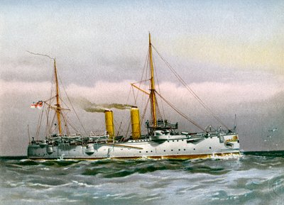 HMS Magicienne, Kraliyet Donanması 2. sınıf kruvazör, c1890-c1893 by Unbekannt