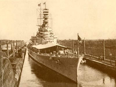 H.M.S. Gemide York Dükü ve Düşesi ile Panama Kanalı