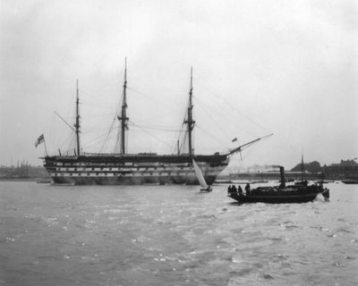 HMS Victory, Wight Adası, İngiltere, 1912 by Unbekannt