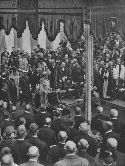 H.M. Lloyds Yeni Binasının Temel Taşını Döşenen Kral 23 Mayıs 1925, 1928 by Unbekannt