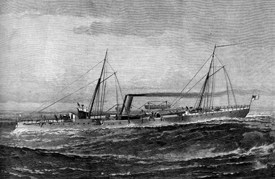 HM Torpido Silahlı Tekne Çıngıraklı Yılan, 1887 by Unbekannt