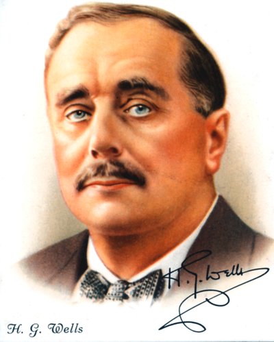 H. G. Wells, İngiliz yazar ve popüler tarihçi, 1927 by Unbekannt